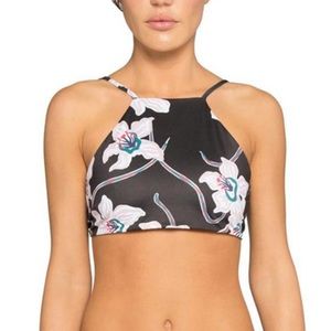 🎉Sale🎉 Tavik High Neck Floral Bikini Top